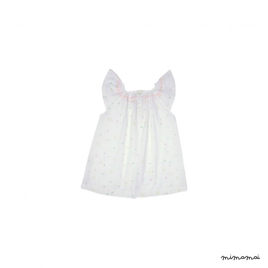 Robe imprim&eacute;e brod&eacute;e Margaux