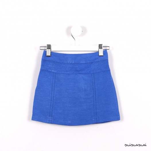 Panelled Skirt blue