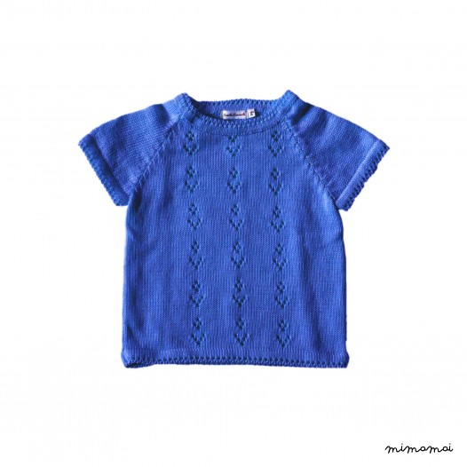 Smile Sweater | Funky Blue