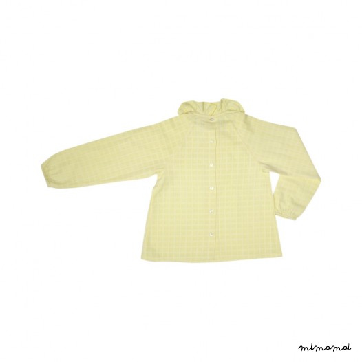 Blouse en lange jaune fille Charlotte