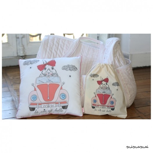Coussin la vie est belle 35x35cm