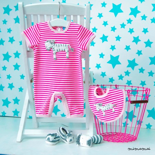 Crochet Zebra Romper
