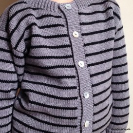 Children knitted Cardigan - Grey