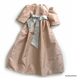 Abito seta Rosa - Fiocco Silver