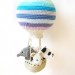 Hot air balloon nursery decoration