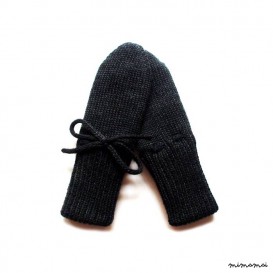 Babies/Children's double knitted merino wool Mittens