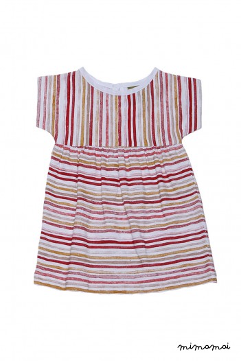 Barbara Dress Red Stripe