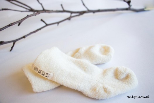 Merino wool baby socks