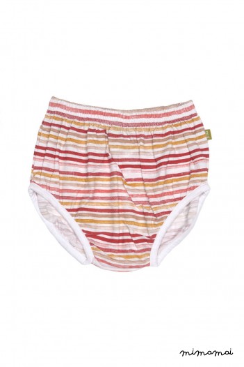 Juniper Nappy Cover Red Stripe