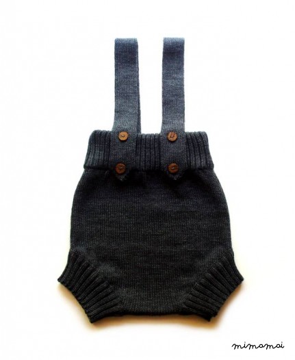 Babies/Children's knitted merino wool romper