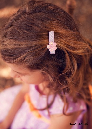 Sparkle Flower Hair Clip Gift Set