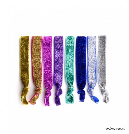 Super sparkle hair ties