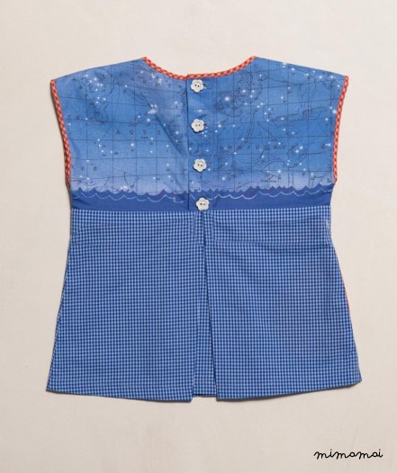Walrus & Lighthouse blouse and Bubble Shorts set