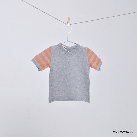 T Shirt Cannella Nebbia Mandarino