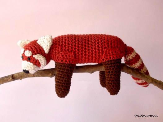 Red panda stuffed animal