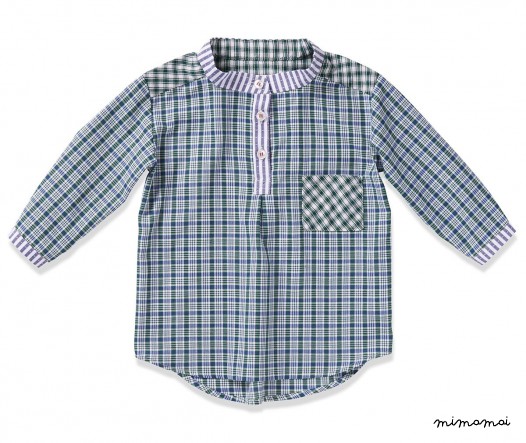 Shirt HUGO check light green