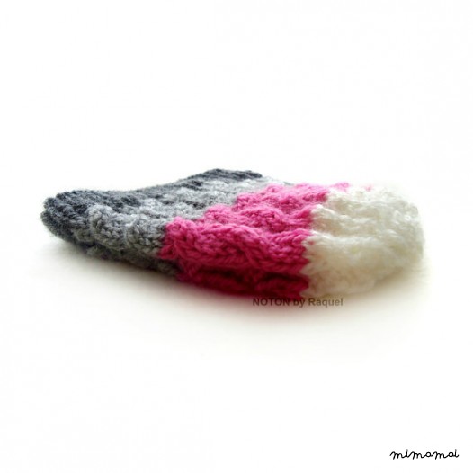 Ragazze a trecce berretto, berretto bambino, inverno