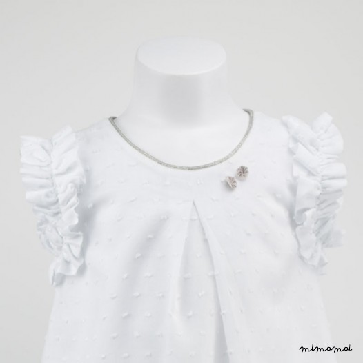 Girl's White Dress, Children's Clothing, White Dress, Kids Dress, Toddler White dress