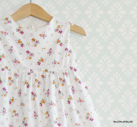 Floral Dress for little girl, Roses