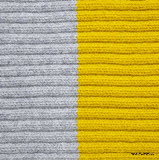 RIBBED SCARF KNITTING KIT - 2 COLOURS AVAILABLE
