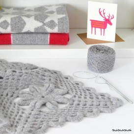 LUXURY CROCHET LACE THROW KIT