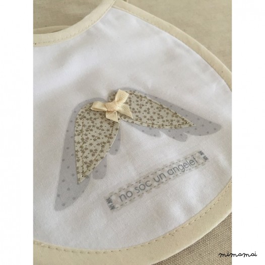 Babero redondo impermeable Angel