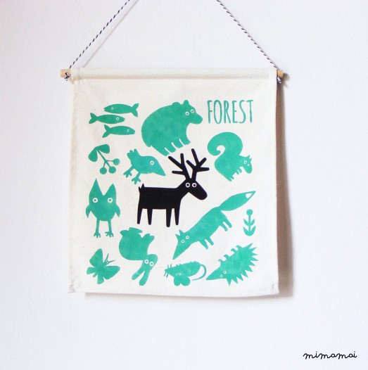 FOREST WILDLIFE Wall Banner