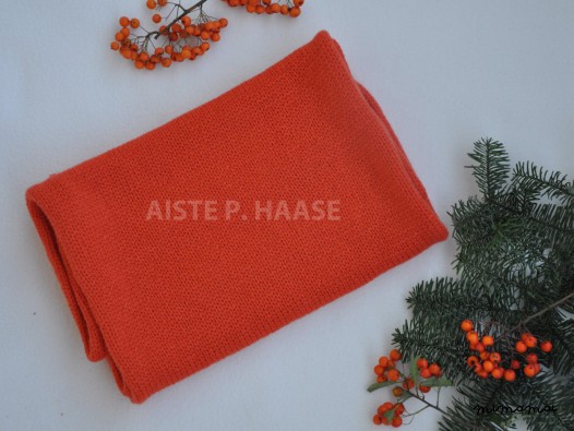 Cashmere Infinity Scarf, Bright Orange