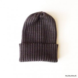 Virgin wool short beanie hat for children