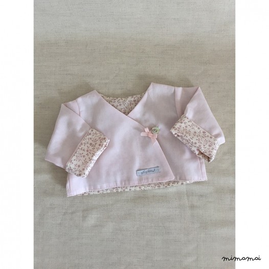 Chaqueta de lino ni&ntilde;a, reversible Principitos
