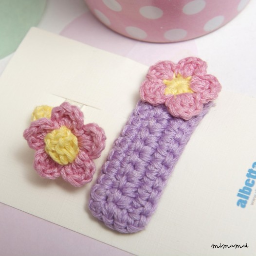 Corchet Hair Clip & Ring Set