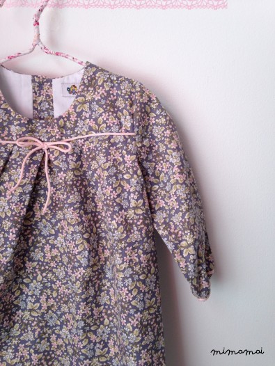 Girls dress, Floral print dress, Retro Dress,Vintage style dress, Dress Long Sleeve
