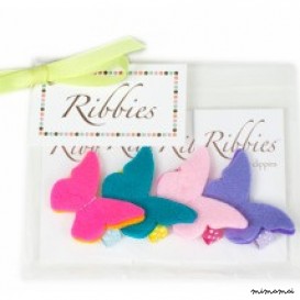 Set Of 4 Felt Butterflies