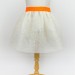 Gonna TULLE bianca con brillantini