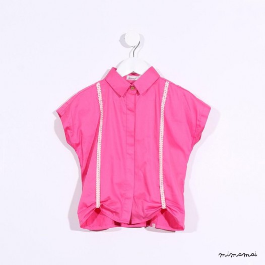Suspenders Shirt pink
