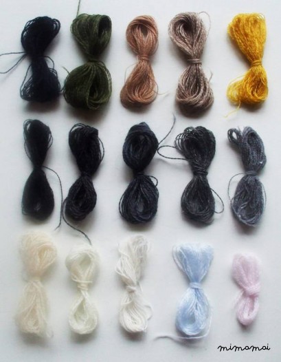 Babies/Children's merino wool Scarf with lace Pattern
