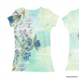 Florals and Dragonflies T-Shirt