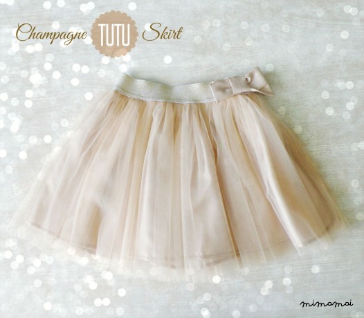 Champagne Baby Tutu Skirt