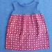 Abitino in tessuto tricot e cotone