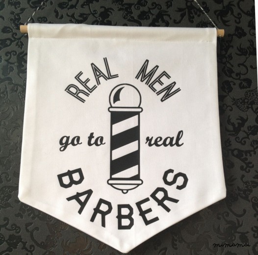 Barbershop wall banner