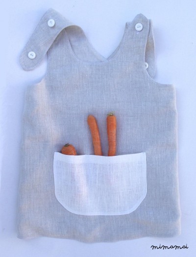 Young gardener pinafore