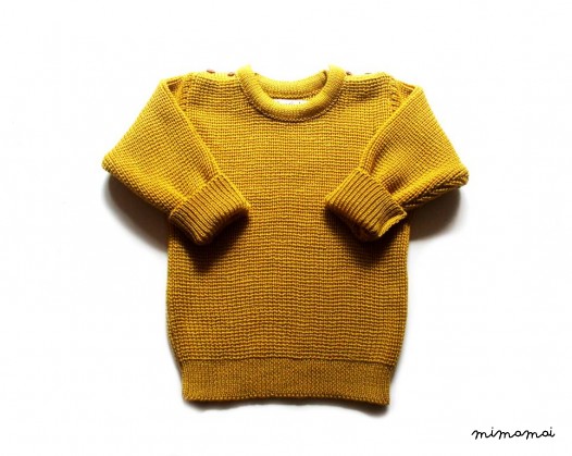 Babies/Children's merino wool sweater with oak buttons/jumper/cardigan/toddlers/pullover/crew neck