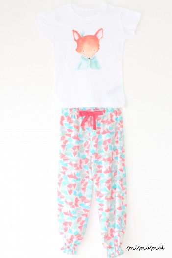 PIJAMA FOX MENINA