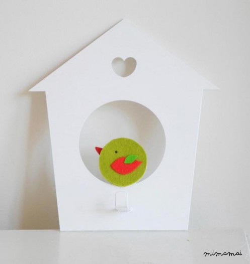 Percha Casita P&aacute;jaro