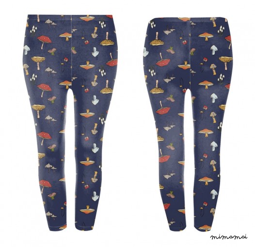 GIRLS - Mushrooms Girl leggings