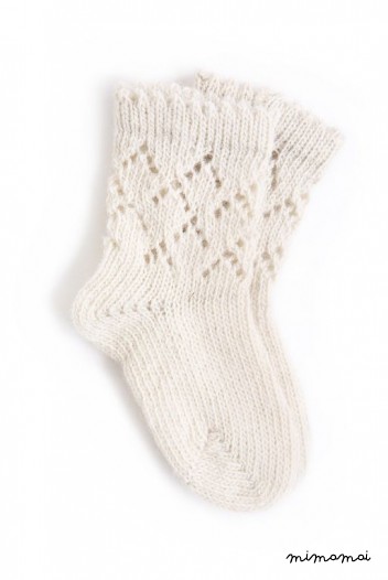 Babies/Children's knitted lambswool Lace Socks/stockings