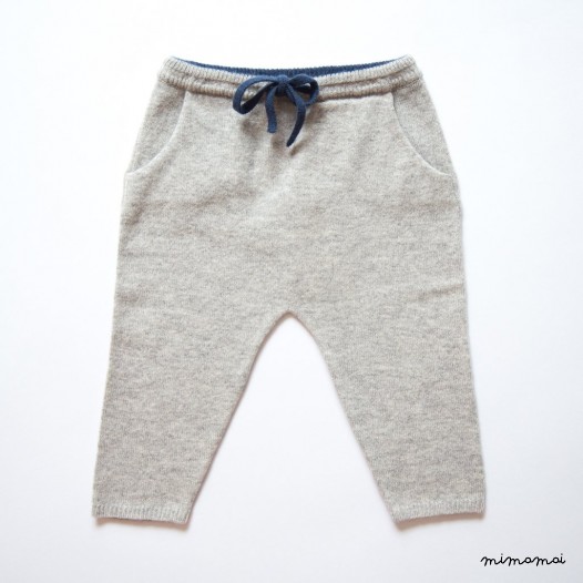 Baby Pants - Light Grey M&eacute;lange