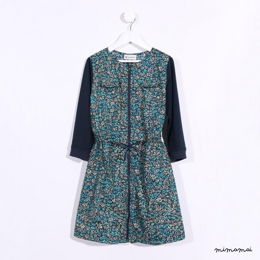 3/4 Sleeved Dress green