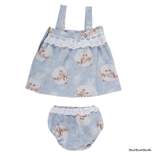 Infants Set of Summer Dresses Panties ,Baby Girl & Panties Set