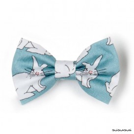Bow Clip Blue Rabbits